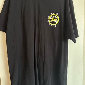 Anti Social Social Club x Fragment Design Yellow Bolt Tee